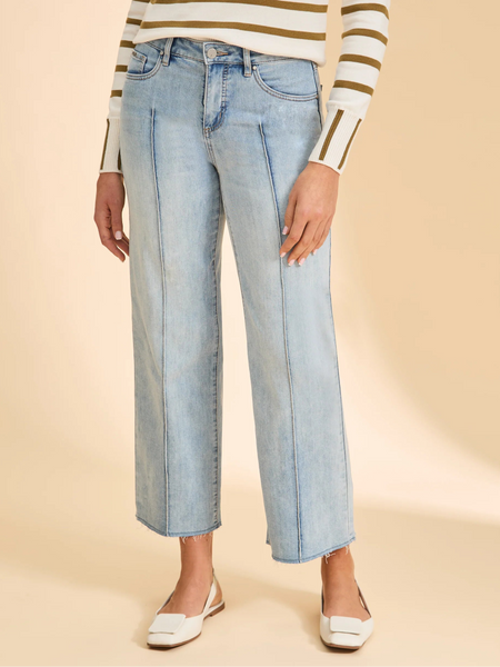 Olivia Wide Leg Ankle Pale Wash by FDJ