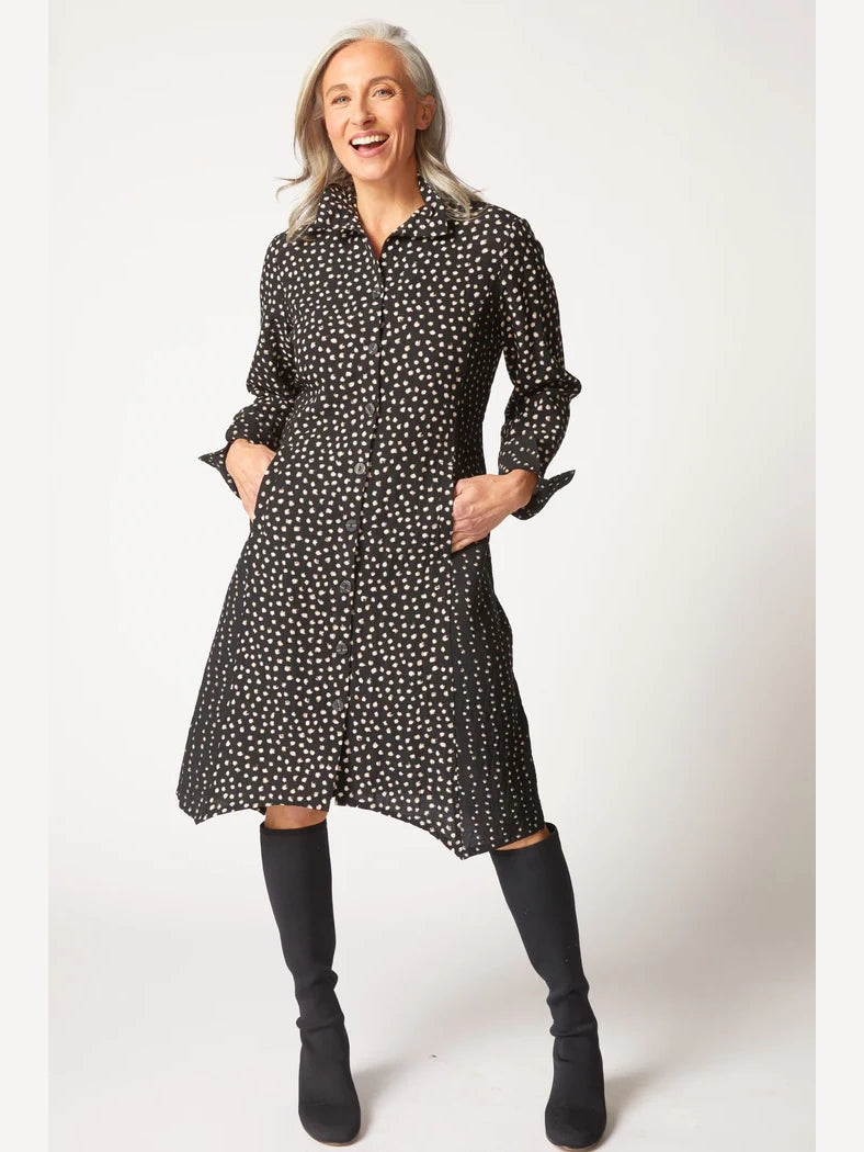 Express Travel Organic Dot Artist Dress by Habitat
