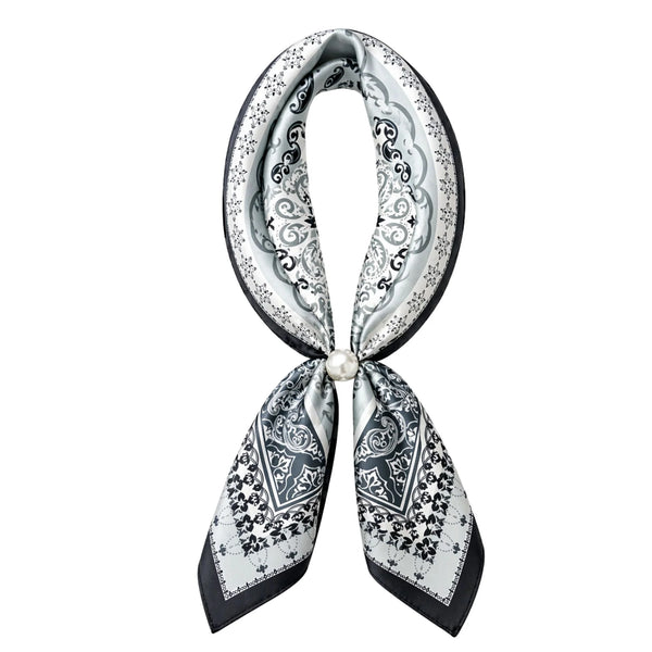 Magnetic Pearl Scarf Necklace by Coastal Couture