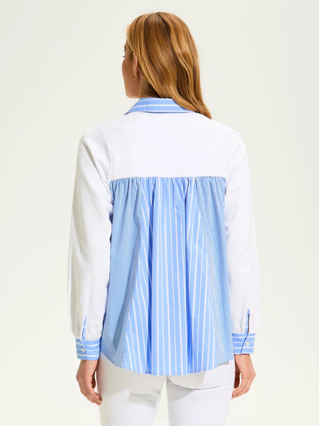 Mix Media Sweatshirt White by FDJ