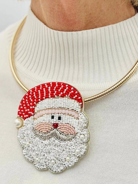 Santa Christmas Collar by Two Forty Two