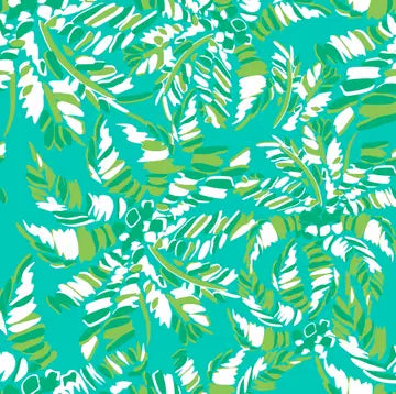 Barbara Dress Green Jungle by La Mer Luxe