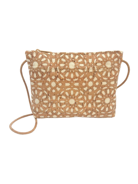 Cork Zip Top CB Medium Cream Mandala Die Cut