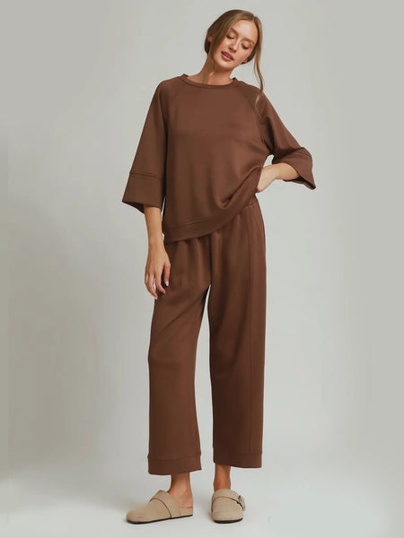 Two-Piece Set Cocoa by Umgee
