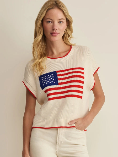 Sleeveless Patriot Sweater by Z Supply