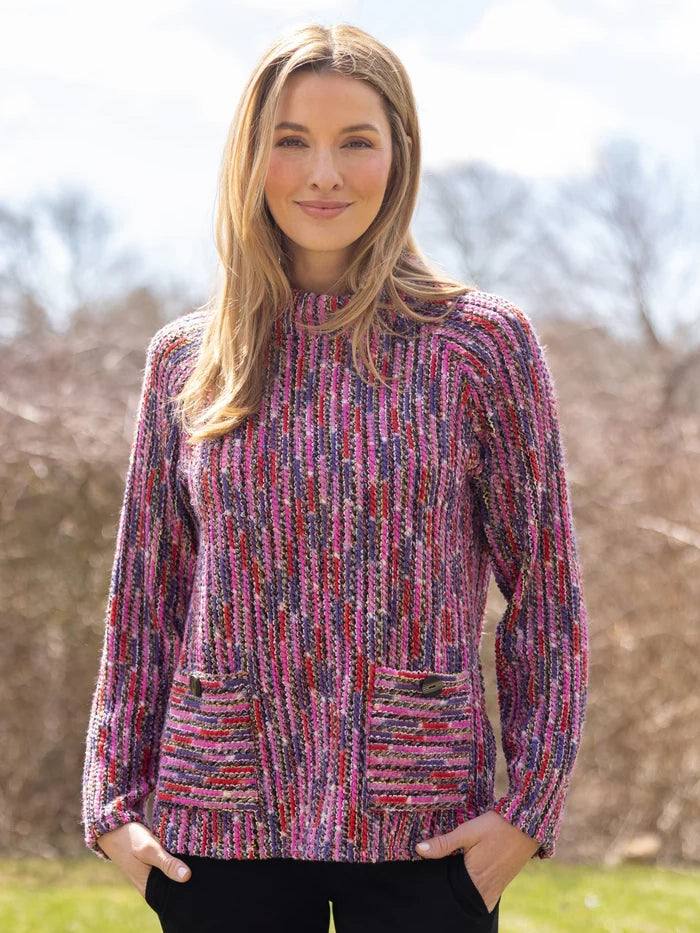 Mosaic Knit Pullover by Habitat