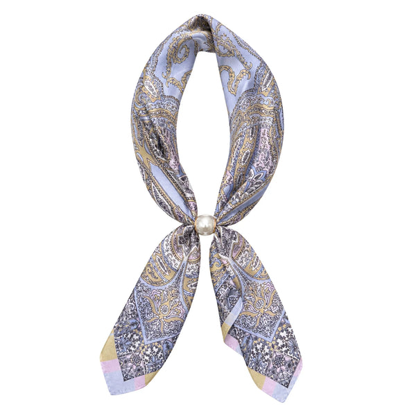 Magnetic Pearl Scarf Necklace by Coastal Couture