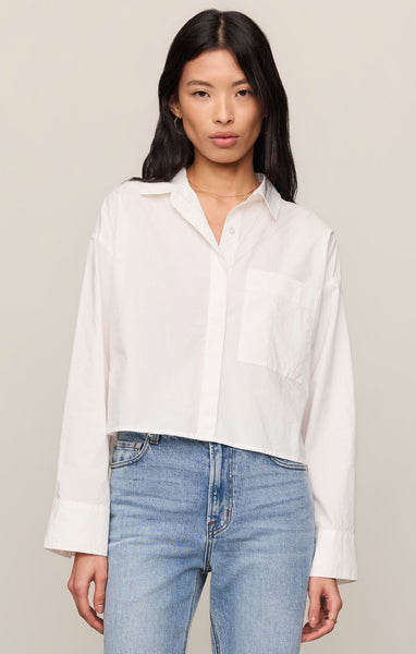 Favorite Button Up Top White by Z Supply