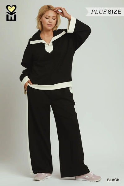 Two-Piece Set Black by Umgee