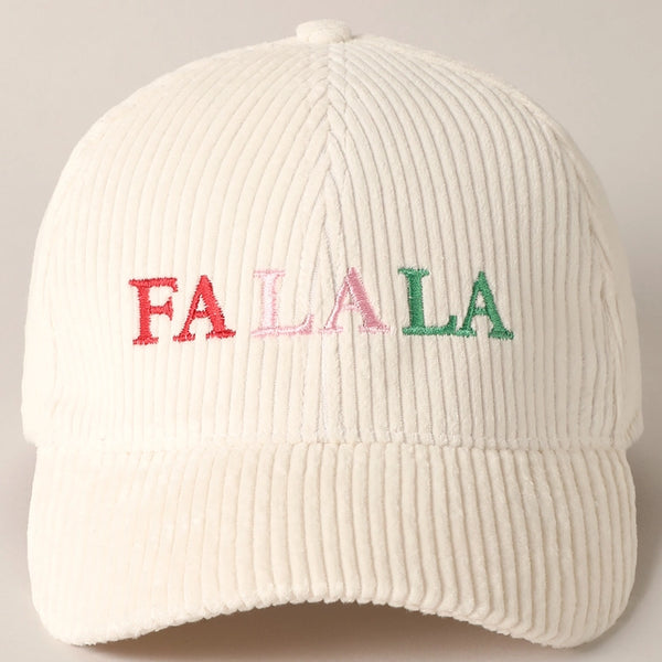 Falala Colorful Embroidery Cap by Coastal Couture
