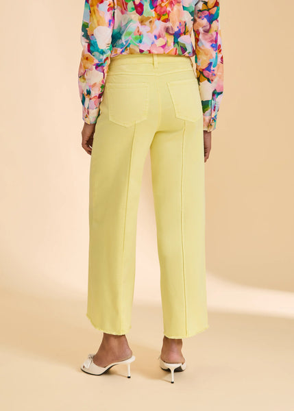 Olivia Wide Ankle Jean Pineapple by FDJ
