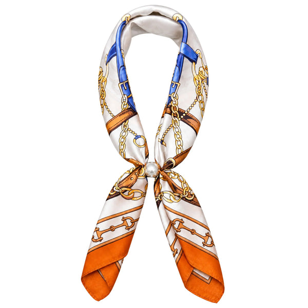 Magnetic Pearl Scarf Necklace by Coastal Couture