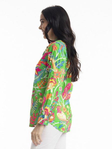 Madurai Print Shirt by Orientique