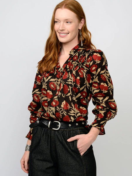 Fields of Poppies Top by Ivy Jane