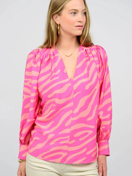 Heart to Heart Mod Zebra Top by Ivy Jane