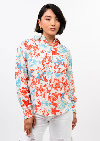 Gauze Camp Shirt by Ivy Jane