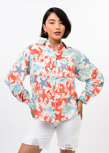 Gauze Camp Shirt by Ivy Jane