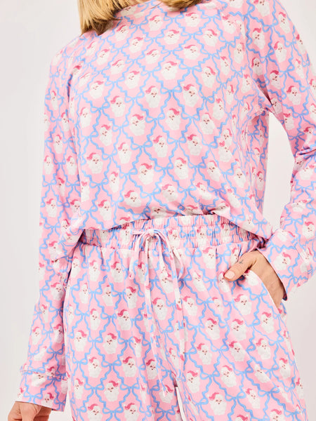 Annie Santa Baby Bows Pant Set by Mary Square