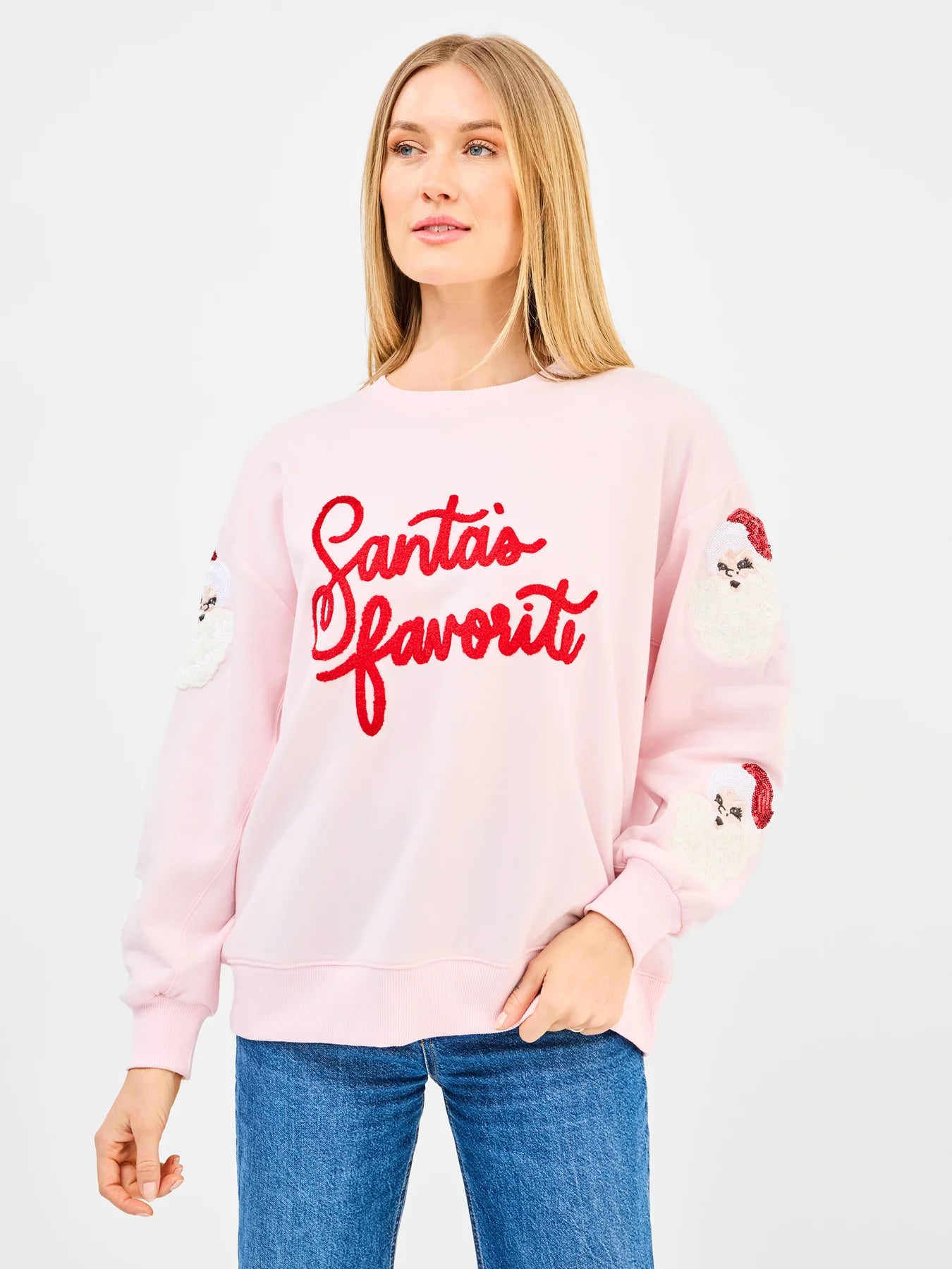 Sarah Santa's Favorite Sweatshirt by Mary Square