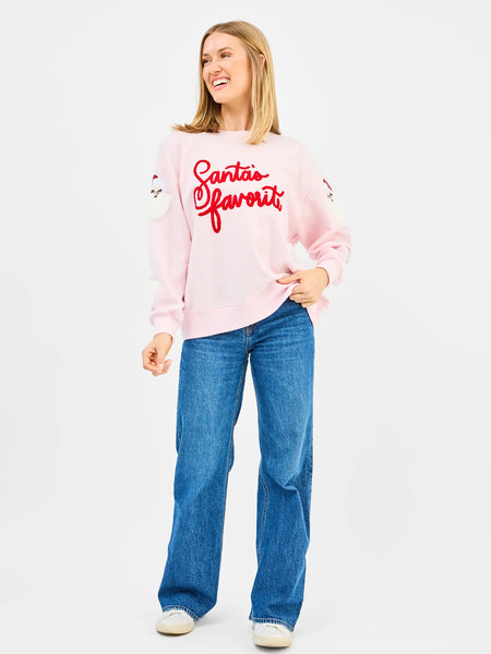Sarah Santa's Favorite Sweatshirt by Mary Square
