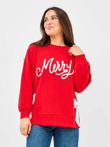 Lakelynn Merry Bow Sweatshirt by Mary Square