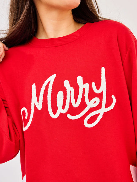 Lakelynn Merry Bow Sweatshirt by Mary Square