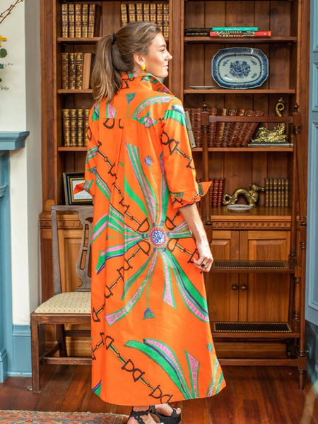 Estate Orange Shirtdress Long by House of MBR