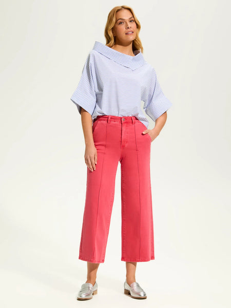 Suzanne Wide Crop Rouge by FDJ
