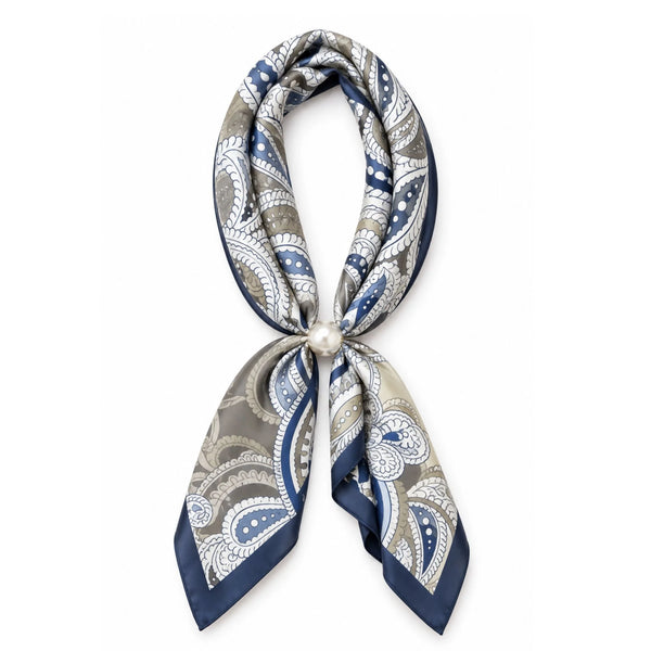 Magnetic Pearl Scarf Necklace by Coastal Couture