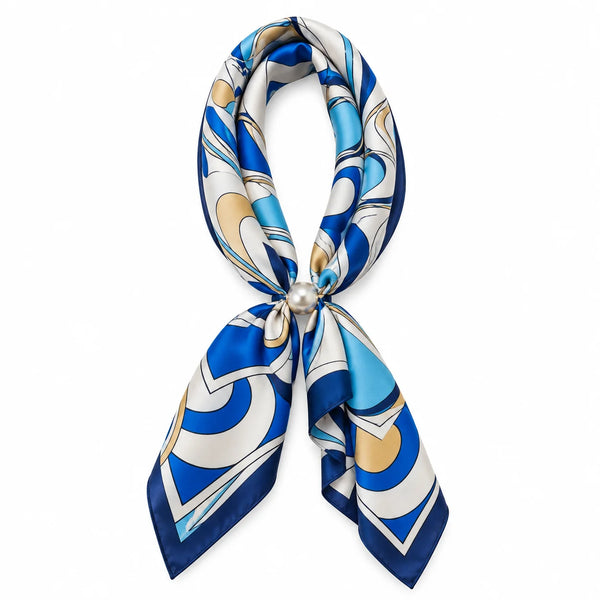 Magnetic Pearl Scarf Necklace by Coastal Couture
