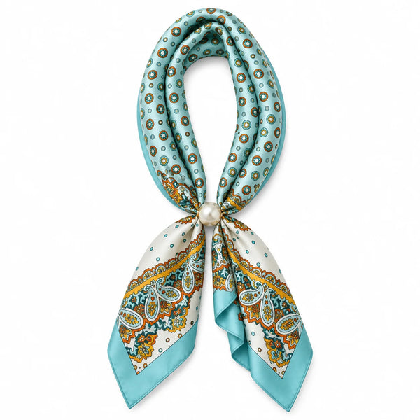 Magnetic Pearl Scarf Necklace by Coastal Couture