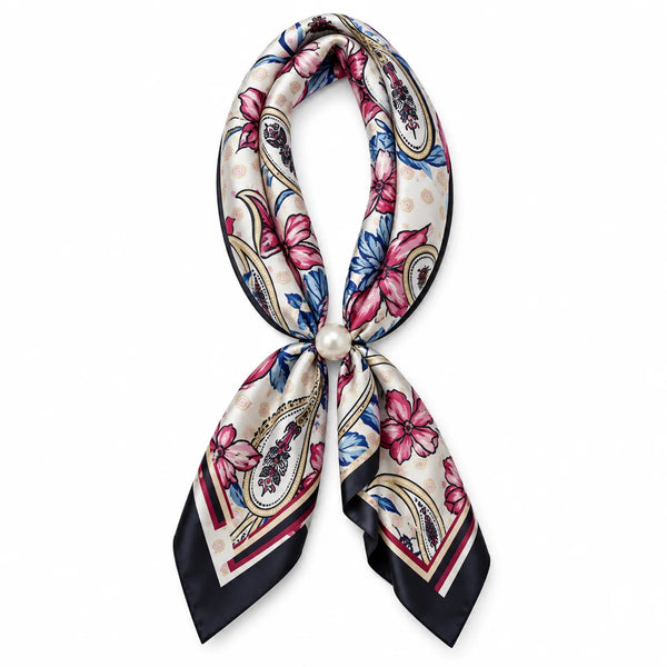 Magnetic Pearl Scarf Necklace by Coastal Couture
