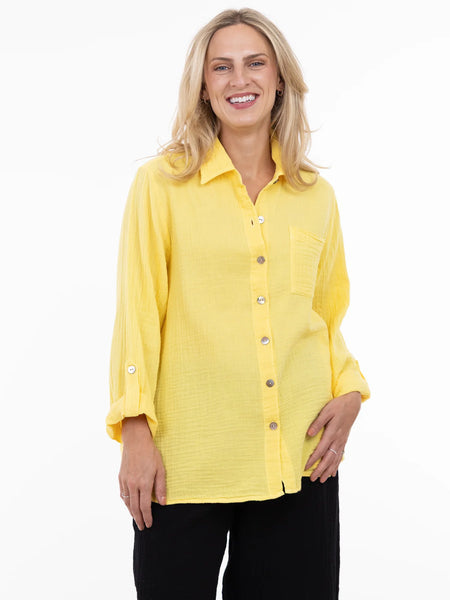 Kesha Top Canary Yellow by Shannon Passero