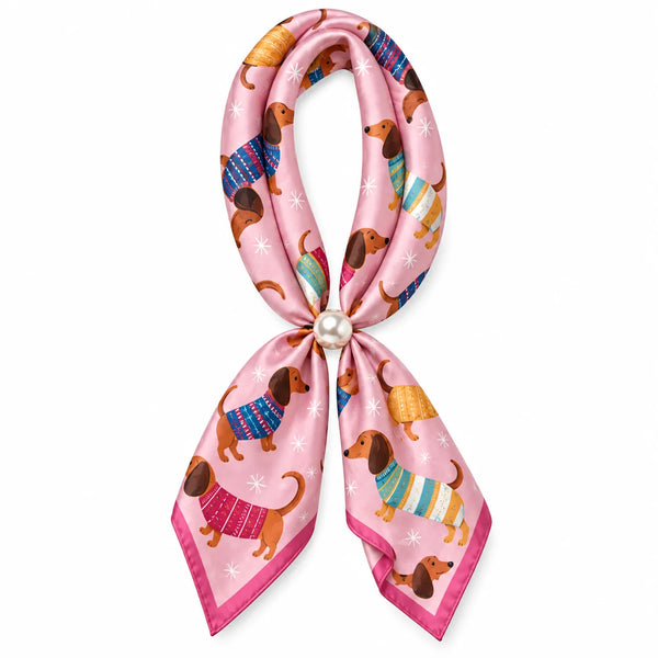Magnetic Pearl Scarf Necklace by Coastal Couture