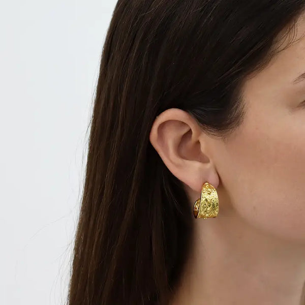 Mini Dots Hoop Earrings by Karine Sultan