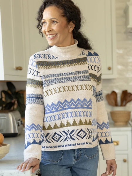 Chic Chalet Snowdrift Sweater Dove by Habitat
