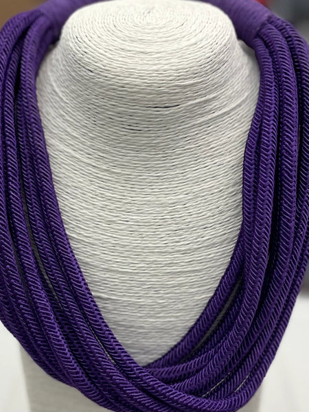 Slub 8 Strand Necklace by Two Forty-Two