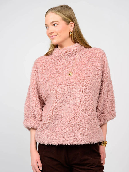 Shaggy Fur Popover Lilac by Ivy Jane