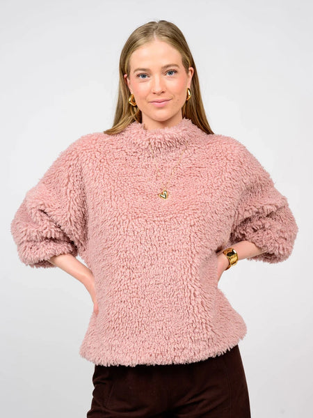 Shaggy Fur Popover Lilac by Ivy Jane