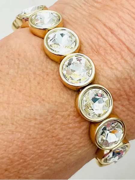 Rhinestone Stretch Bracelet by Two Forty Two
