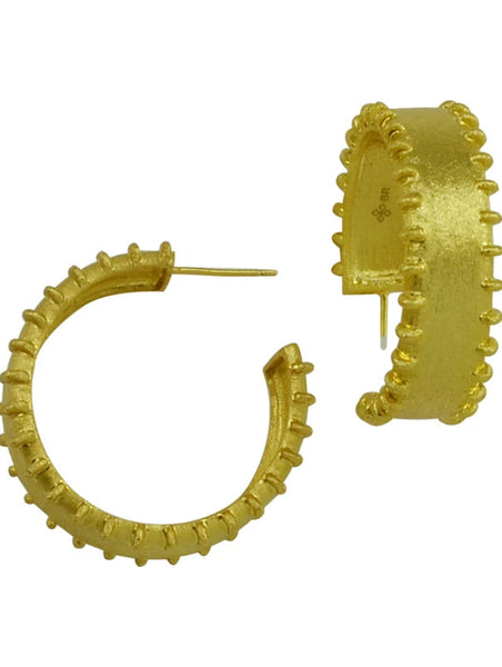 Birmania Hoop Earrings by Betty Carre