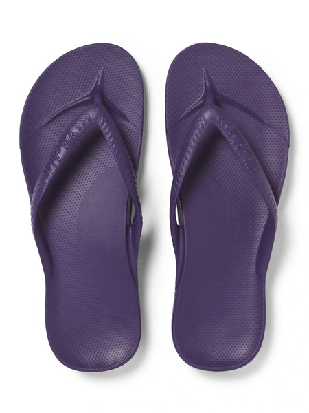 Arch Support Flip Flop Acai Purple by Archies