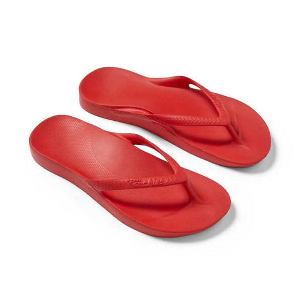 Arch Support Flip Flop Chili Red by Archies