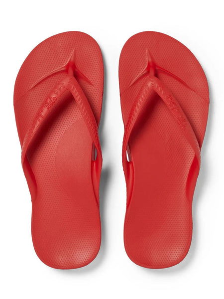 Arch Support Flip Flop Chili Red by Archies