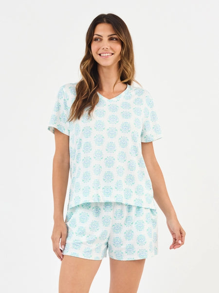 Alli Meadow Dreams Blue Short Set by Mary Square