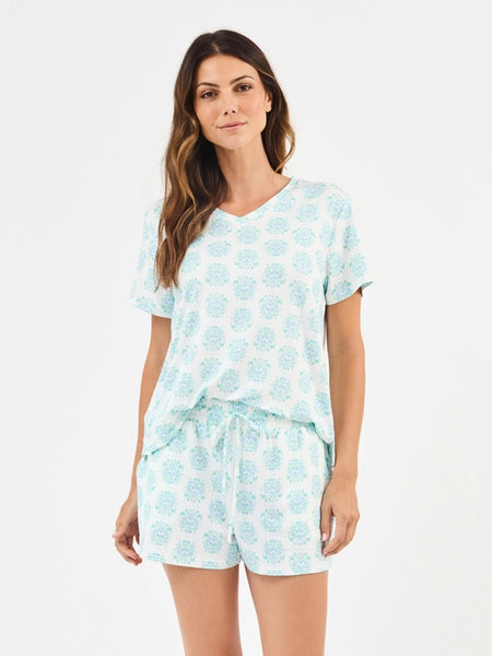 Alli Meadow Dreams Blue Short Set by Mary Square