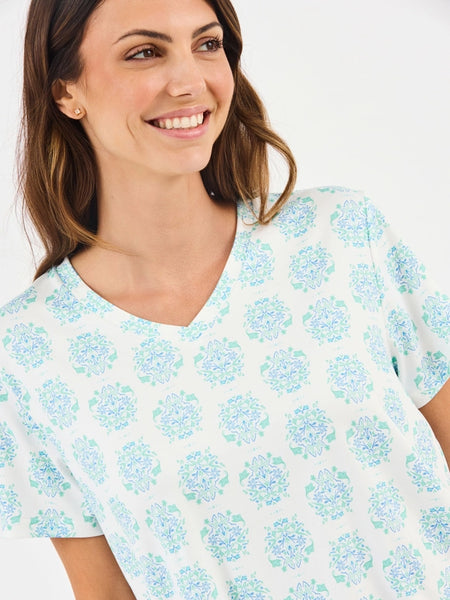 Alli Meadow Dreams Blue Short Set by Mary Square