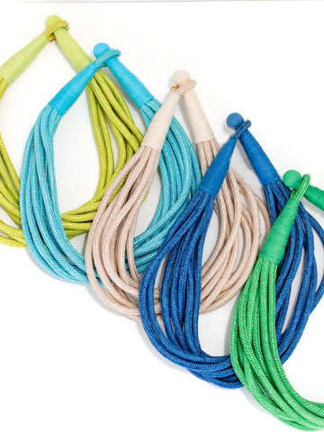 Slub 8 Strand Necklace by Two Forty-Two