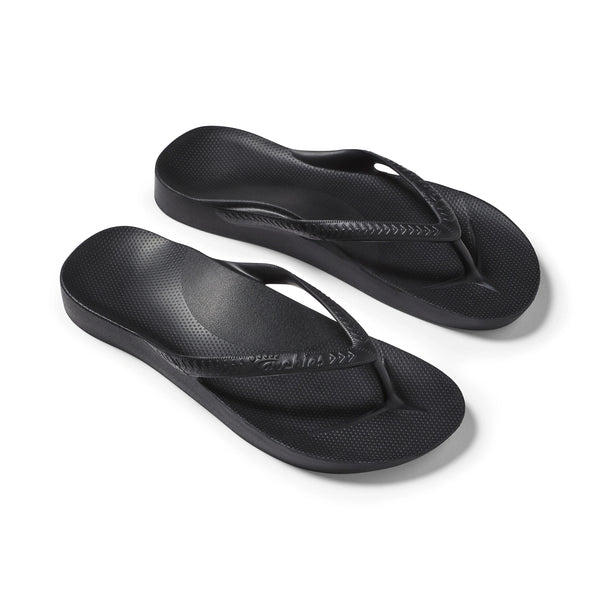 Arch Support Flip Flop Black by Archies