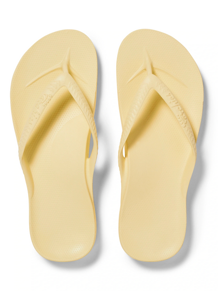 Arch Support Flip Flop Lemon by Archies